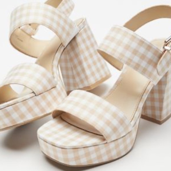 Urban outfitters Rachel Gingham strappy platform heels - Picture 11 of 14